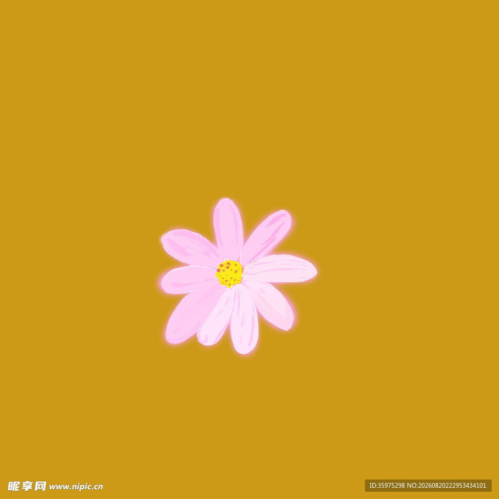 粉色花