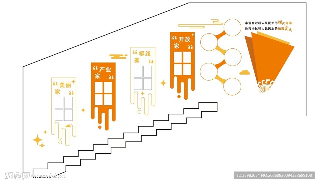 楼梯墙面装饰设计效果图