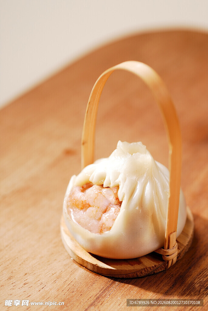 鲜虾小笼包