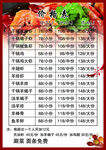 价格表