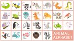 动物字母表图案集合