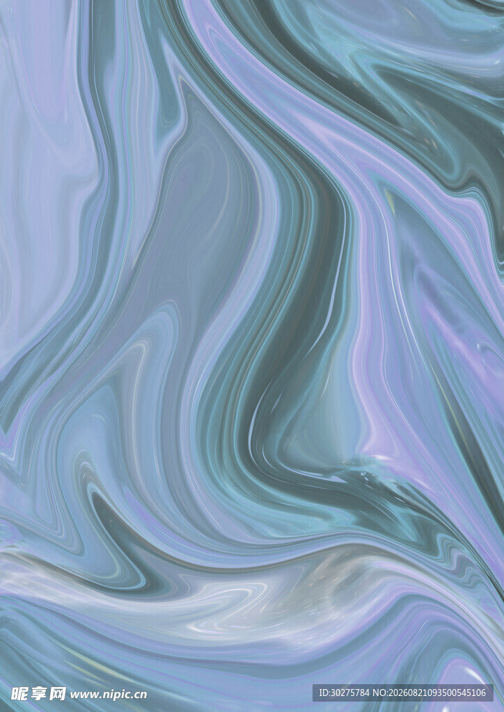 梦幻蓝紫色流体纹理背景