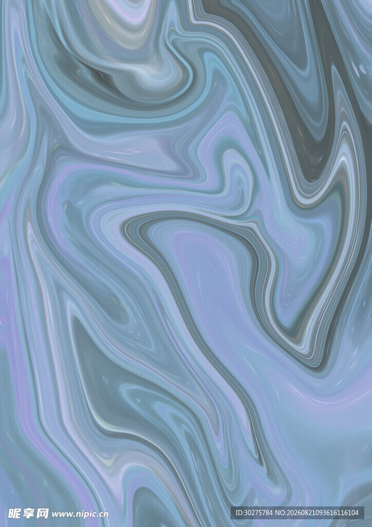 梦幻蓝紫渐变流体纹理