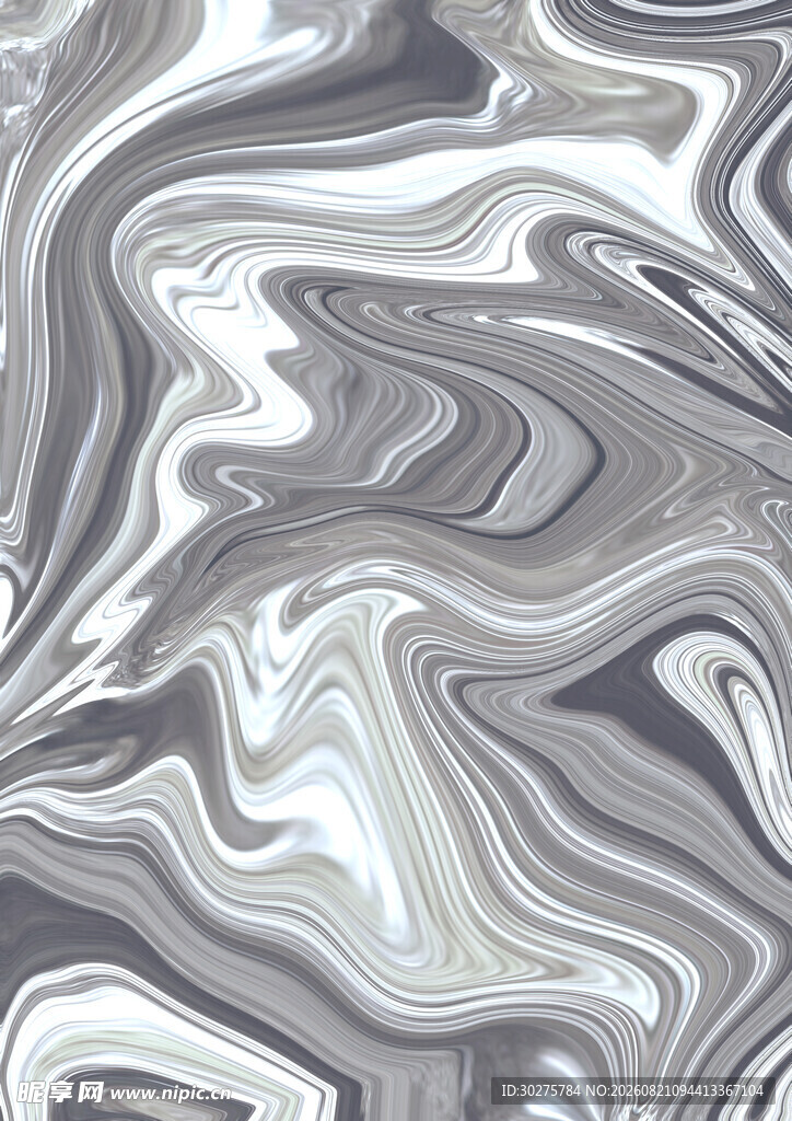 灰白流动纹理图案