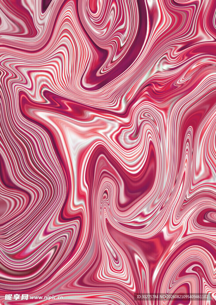 粉色流体纹理艺术图案