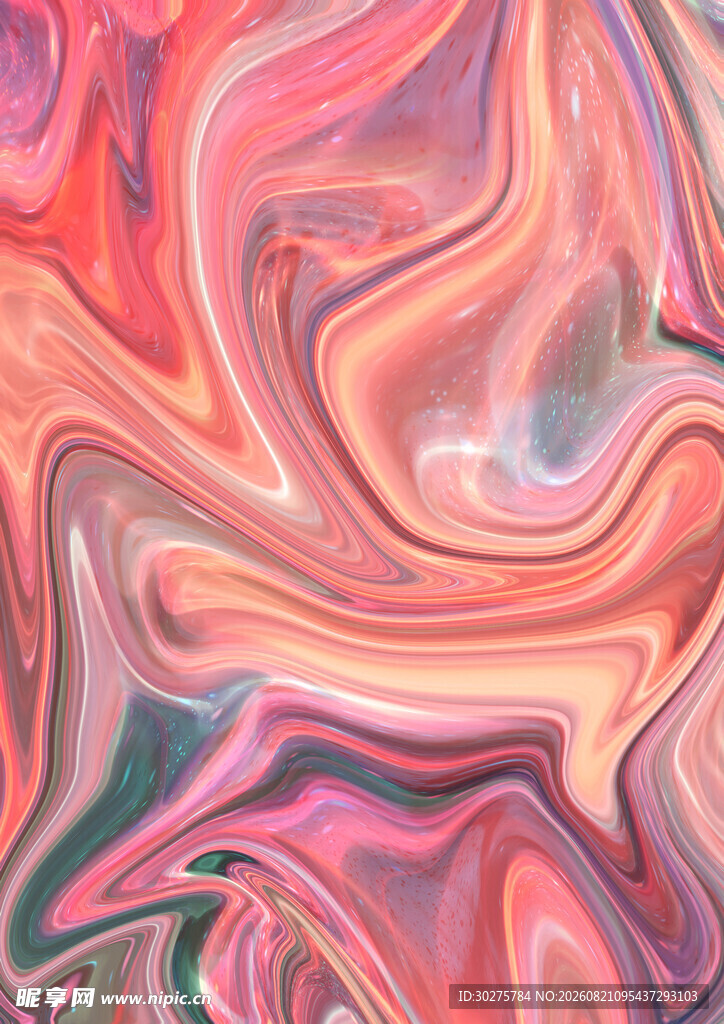 梦幻流体艺术抽象图案