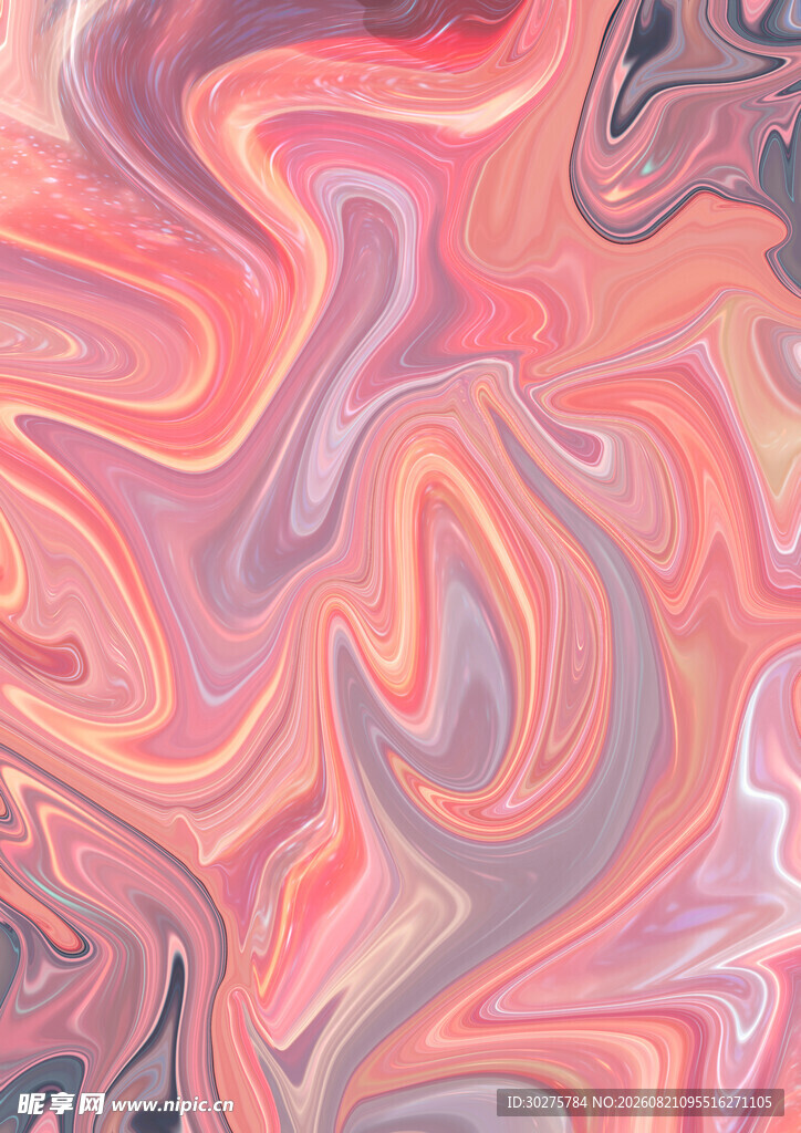 梦幻渐变流体艺术纹理
