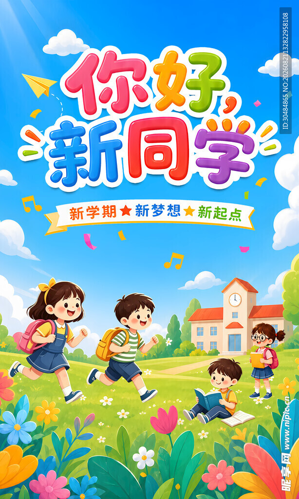 你好新同学校园