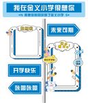 校园指引图雅正金义小学祝您
