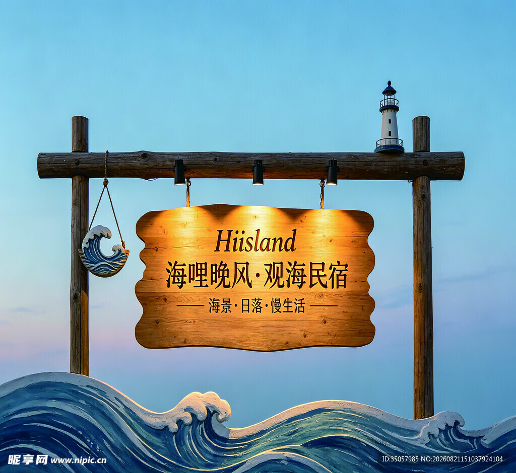 海洋探险主题招牌