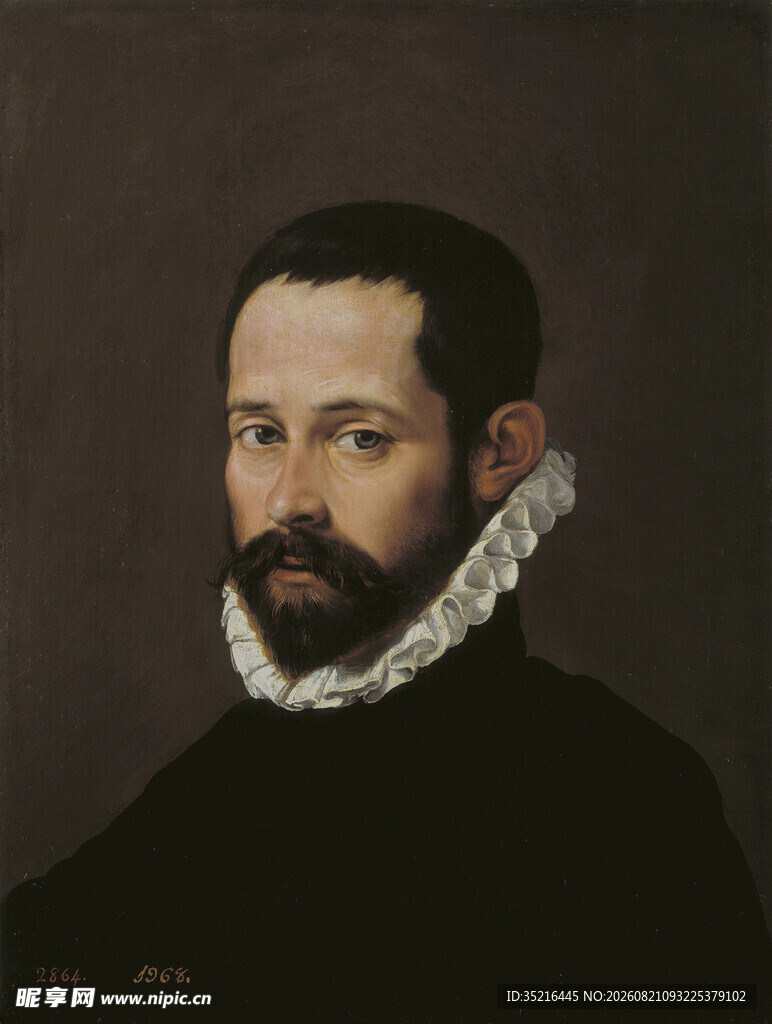 男子肖像画