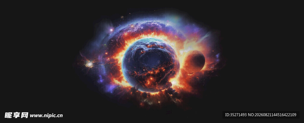 绚丽宇宙星云奇观