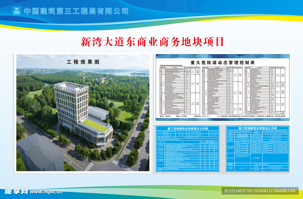 中建三局重大危险源公示