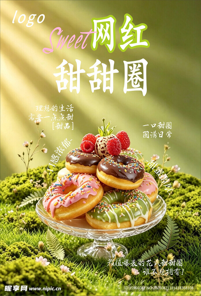 甜甜圈海报