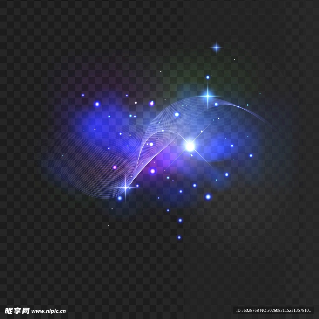 炫光星空素材