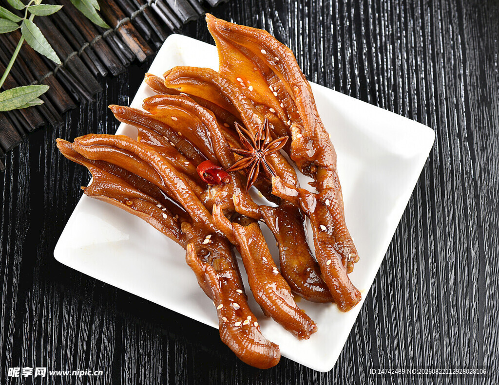 香辣鸭掌