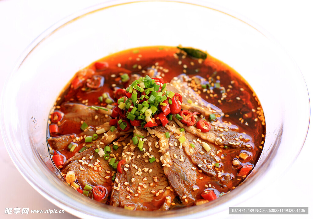 红油凉拌牛肉