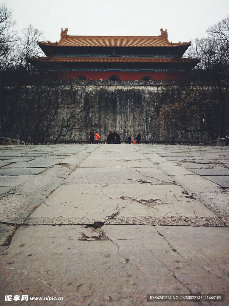 故宫门前空旷古老之地