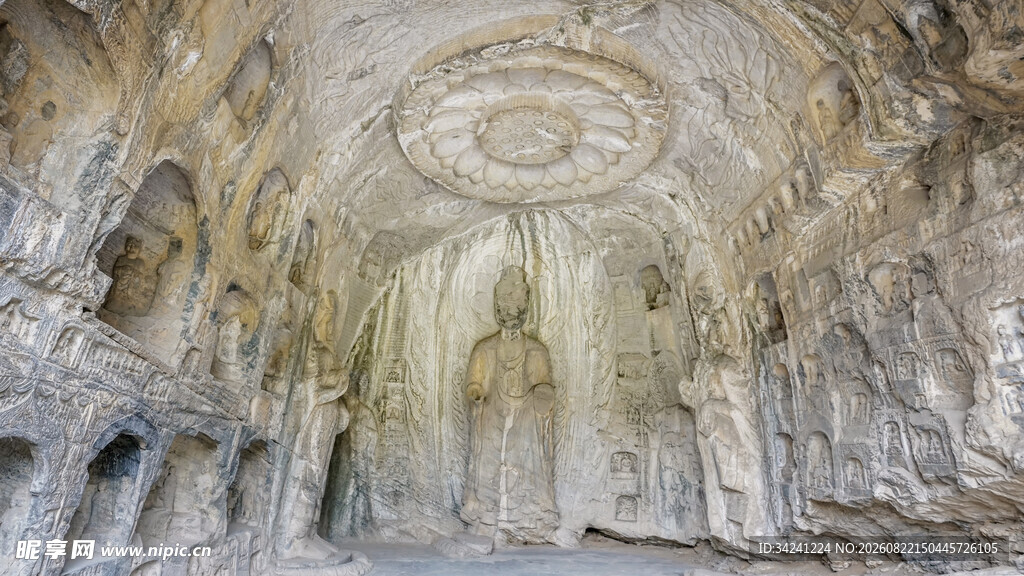 石窟精美雕刻艺术景观