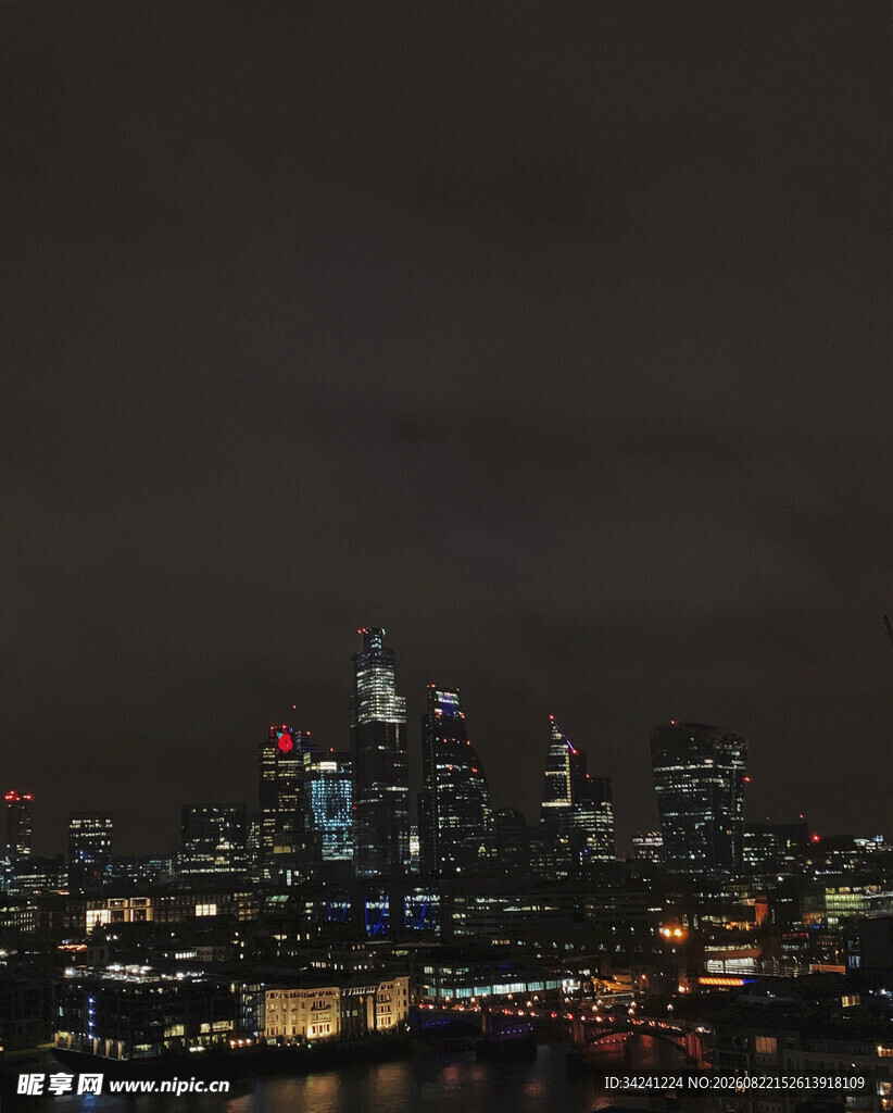 城市璀璨夜景