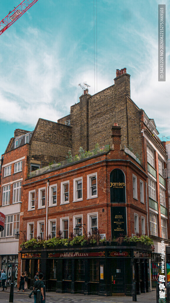 街角的英式风情建筑