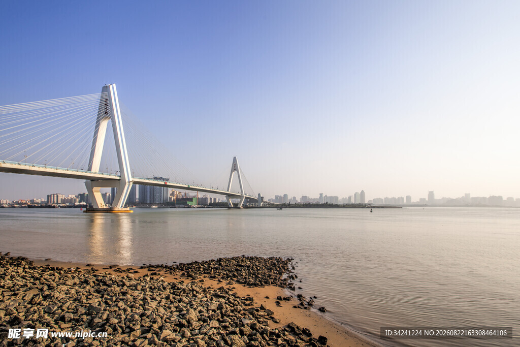 江边大桥风景