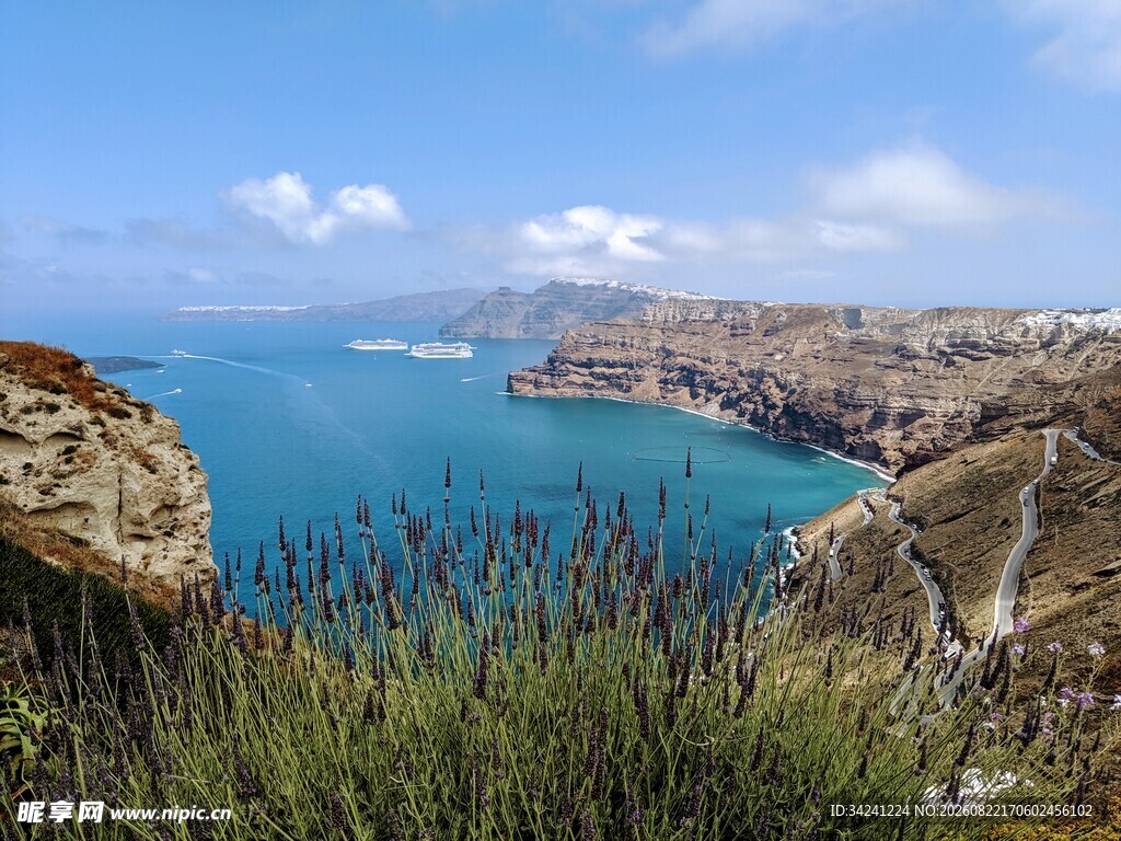 海岸美景山海相依的壮阔