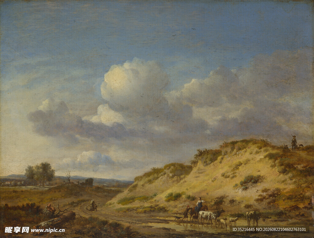田园风景油画