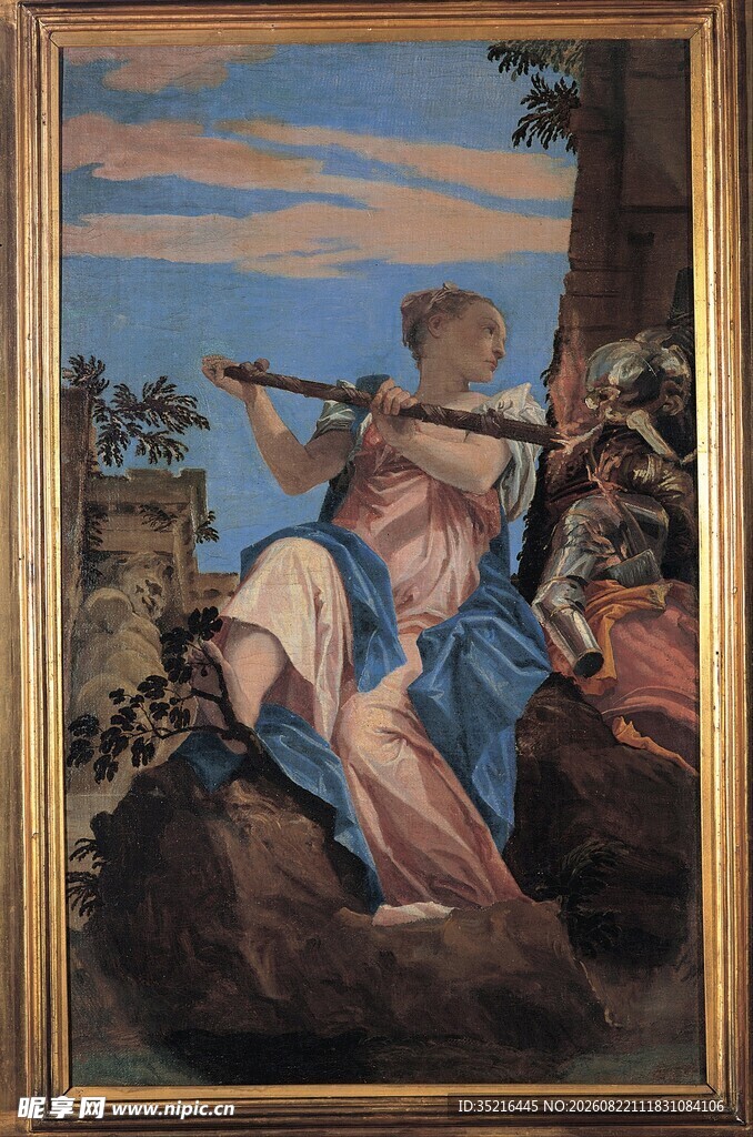 古典神话人物绘画作品
