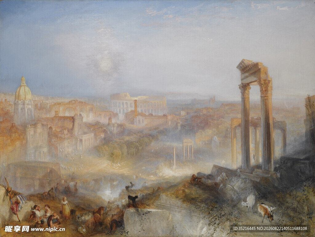 古代战场遗迹景象