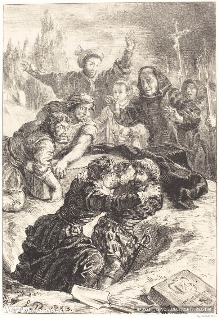 战争场景中的人物冲突画面