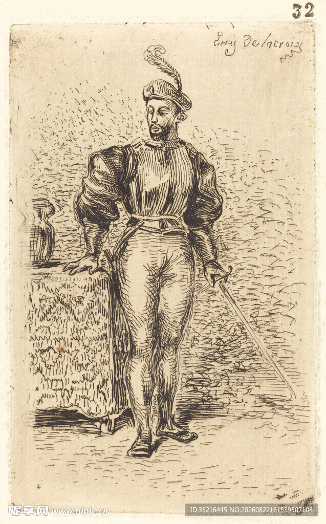 复古风格男士服饰画像
