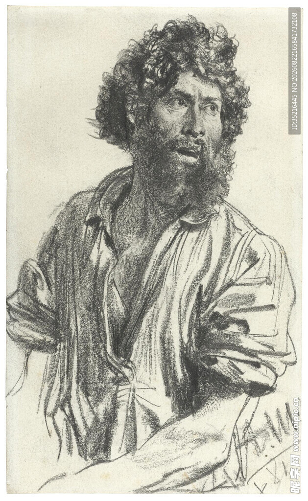 男子素描画像