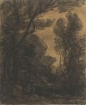 森林风景油画