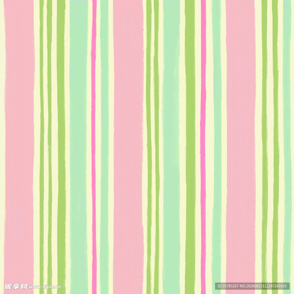 粉绿条纹简约背景图案