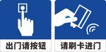 门禁操作指示图