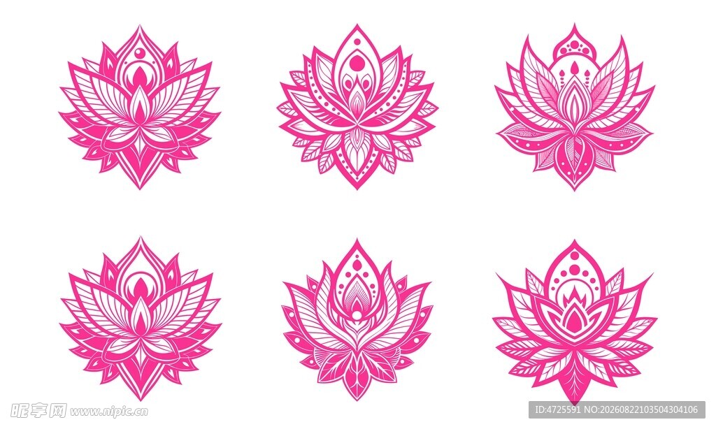 粉色莲花套装