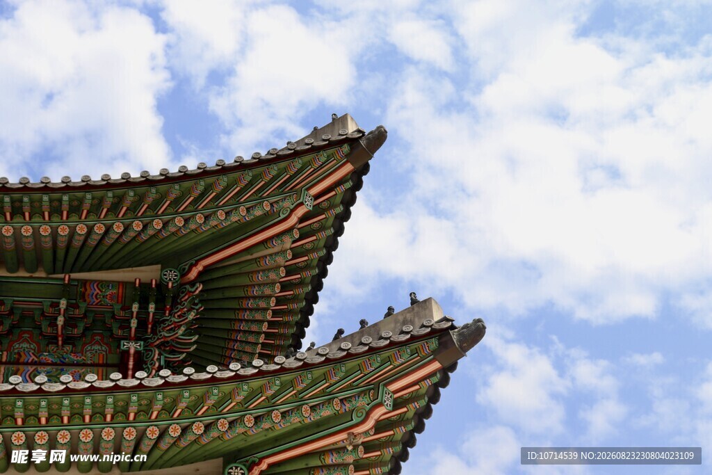 中式古建筑飞檐