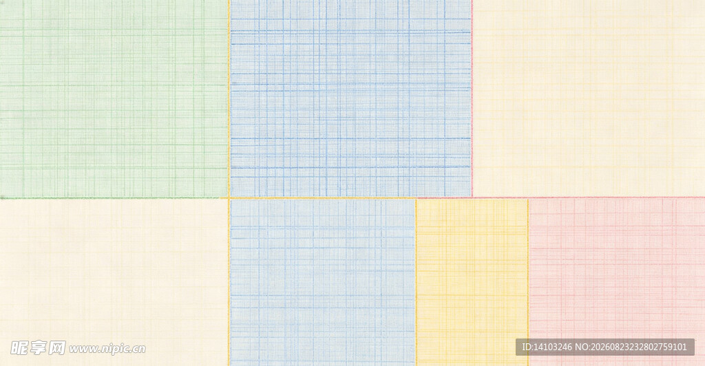 多彩格子图案拼接背景