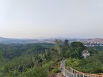 山林栈道俯瞰城市美景