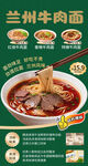 兰州牛肉面宣传海报