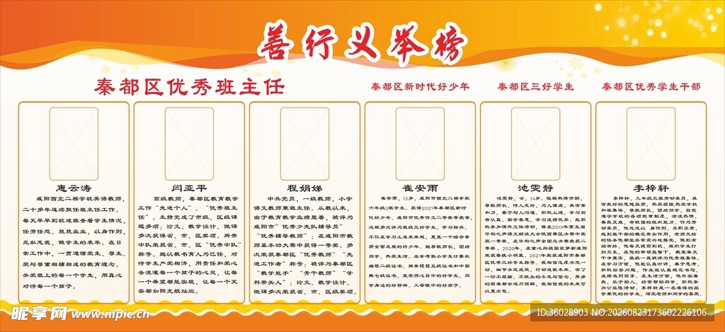 善行义举新时代文明实践站宣传栏
