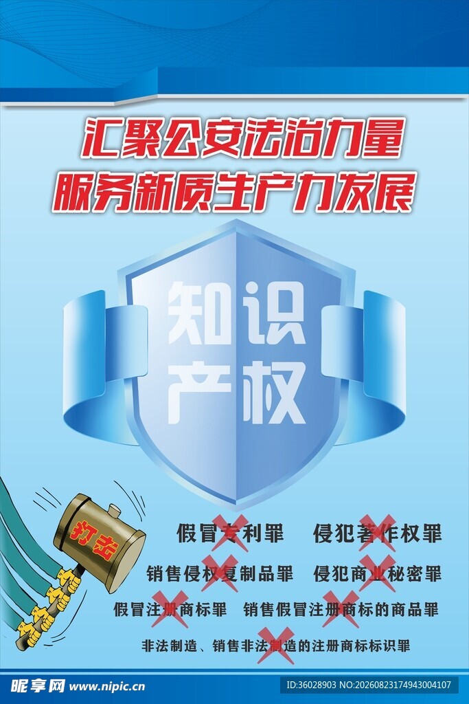 知识产权保护海报