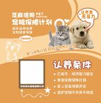 宠物领养条件宣传海报