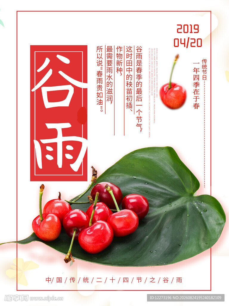 谷雨时节樱桃鲜