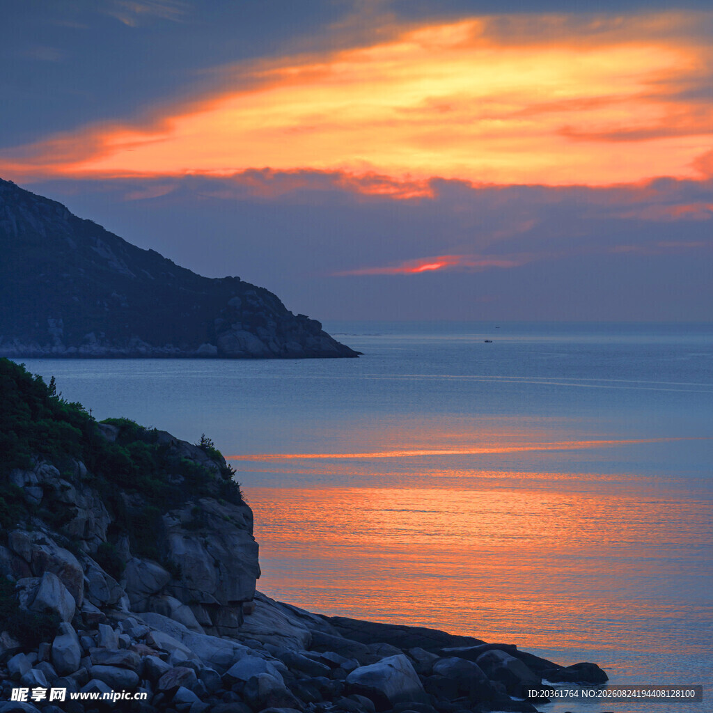 海边日落美景