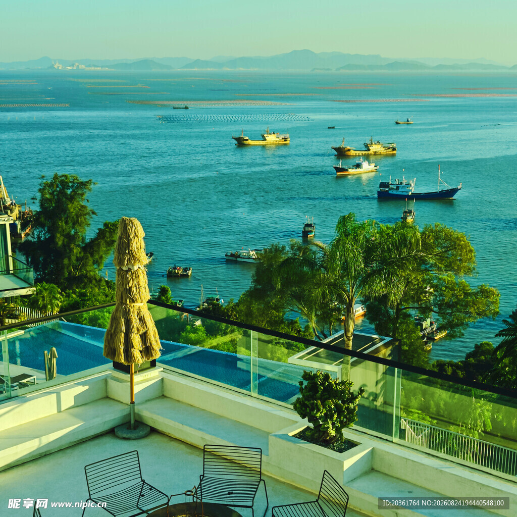 海边度假胜地美丽景致