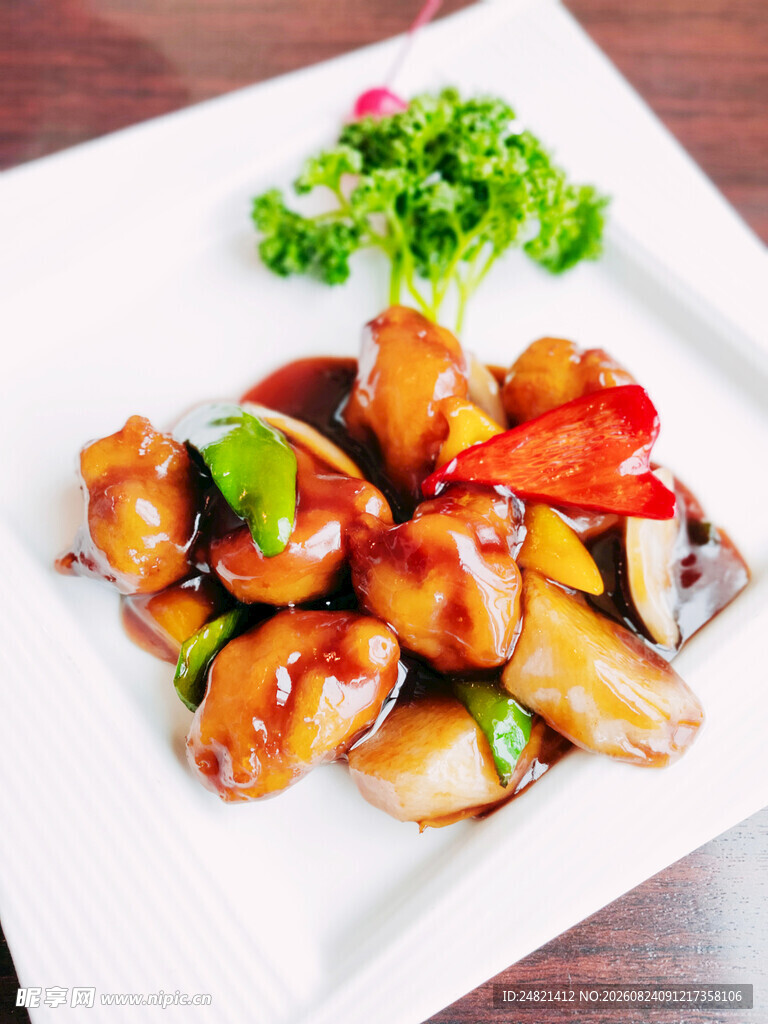 美味彩椒炒鸡肉