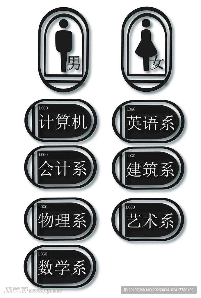 校园职业标识牌