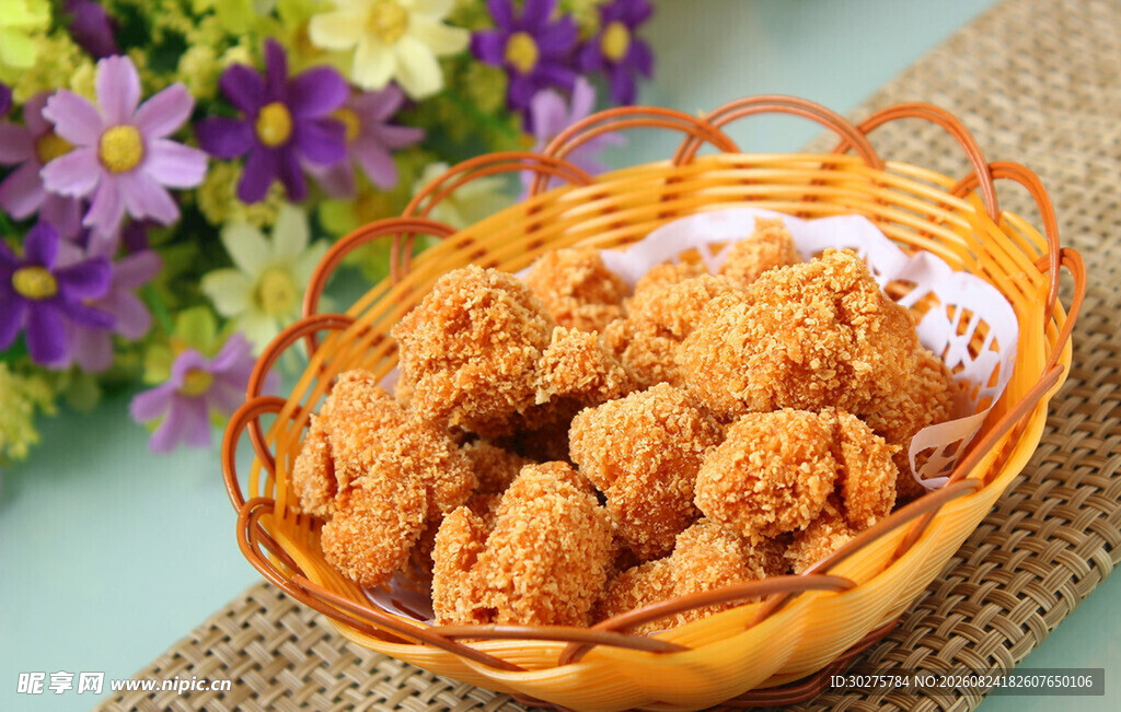 美味香酥炸鸡块